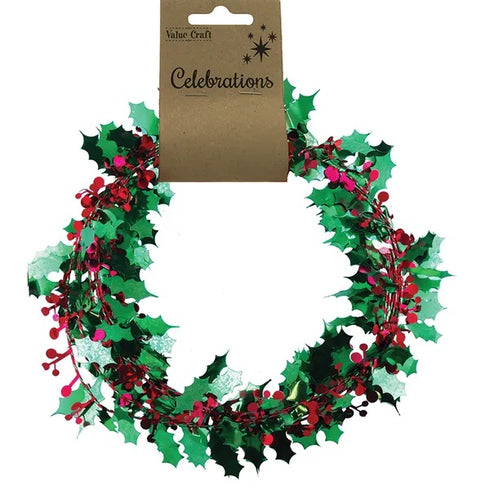 Xmas Garlands Holly with Berries